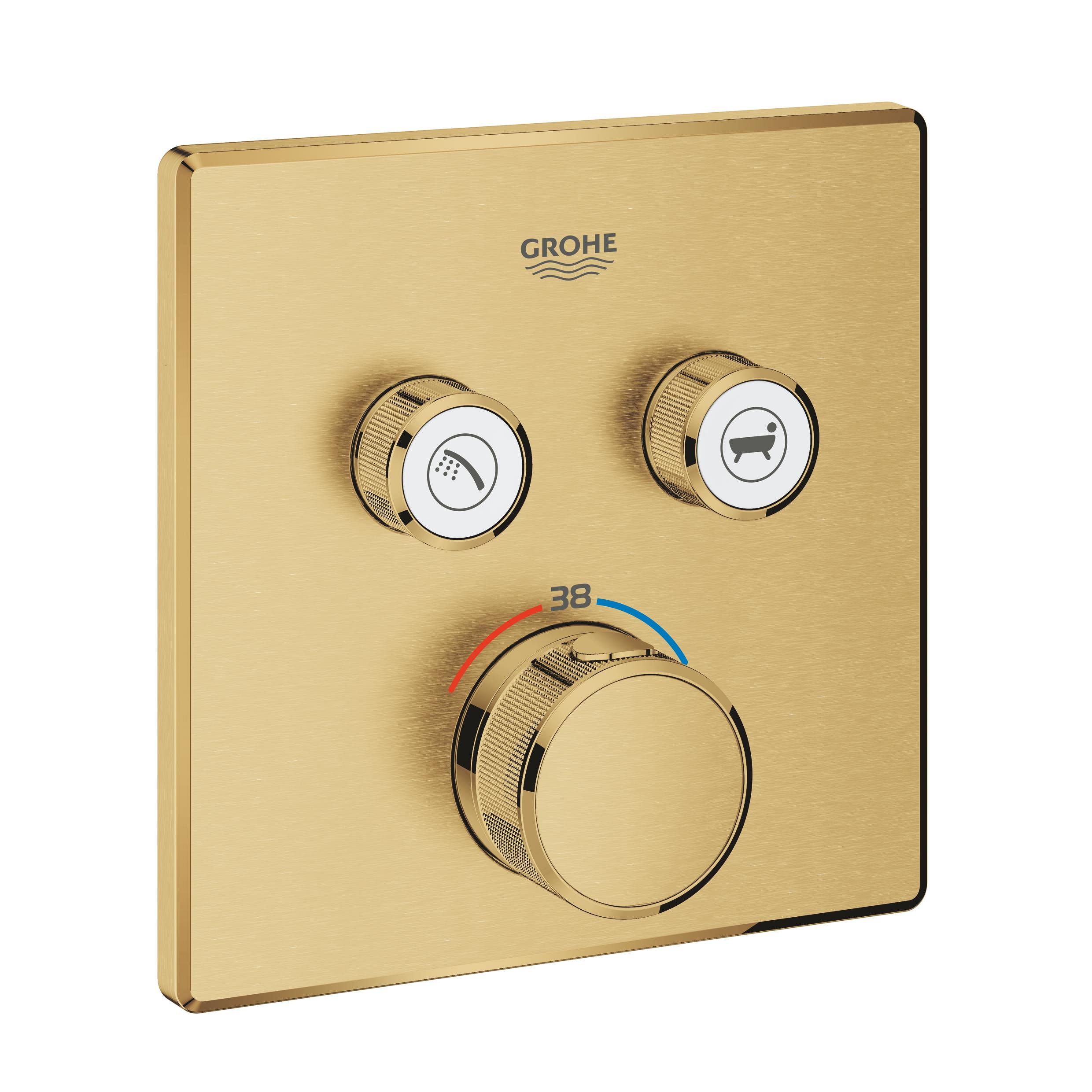Grohe Grohtherm SmartControl vaňová/sprchová batéria podomietková áno zlatá 29124GN0