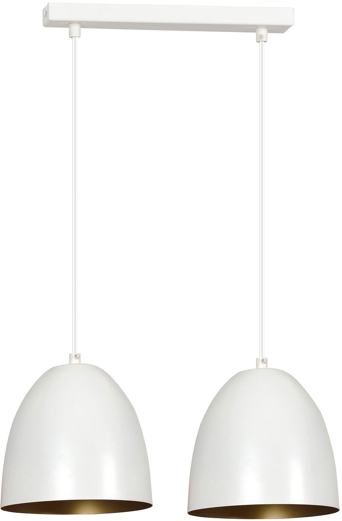 Emibig Lenox závesné svietidlo 2x15 W biela-brilantová 411/2