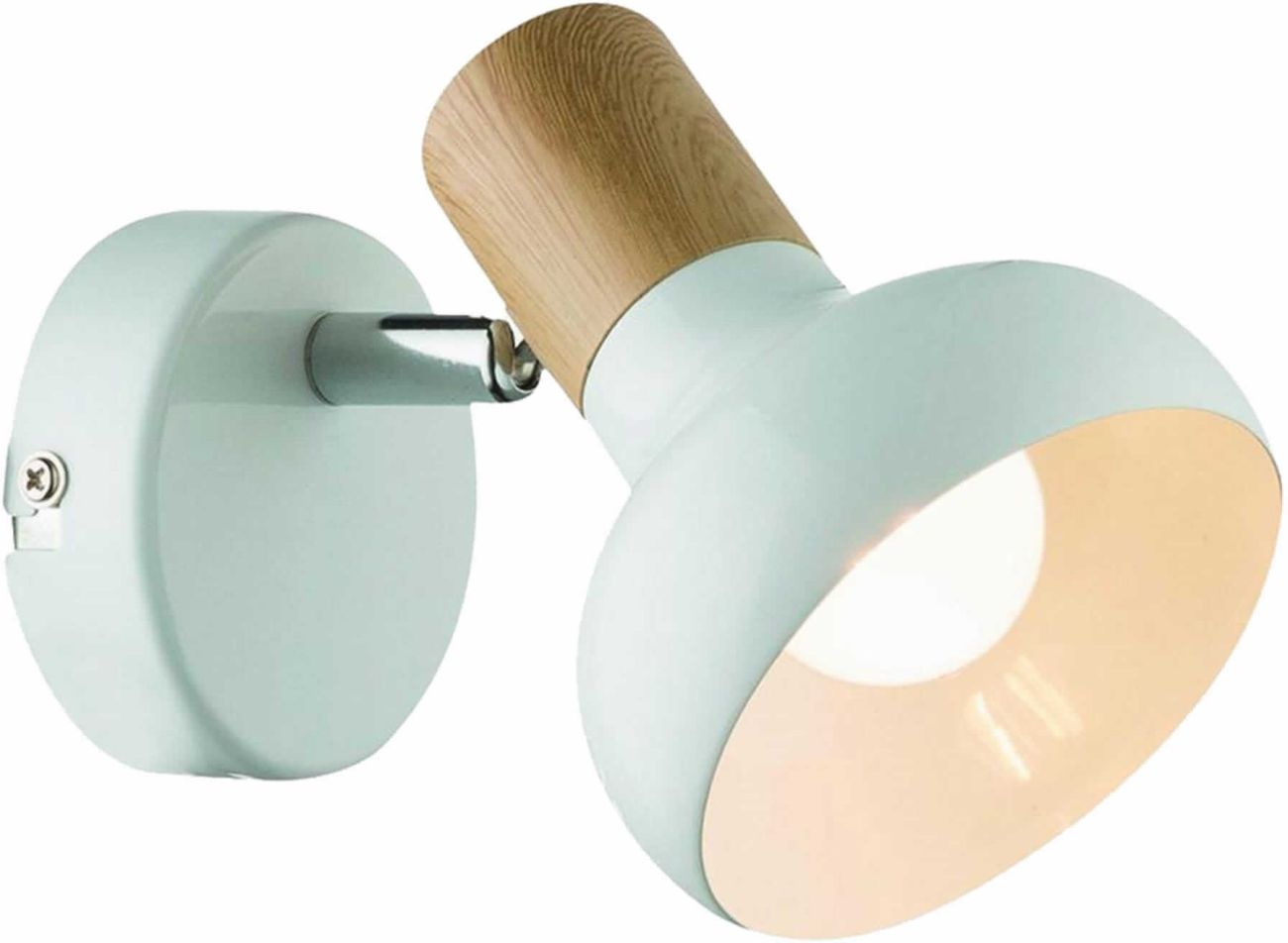Light Prestige Arezzo nástenná lampa 1x40 W biela-drevená LP-1420/1WWH