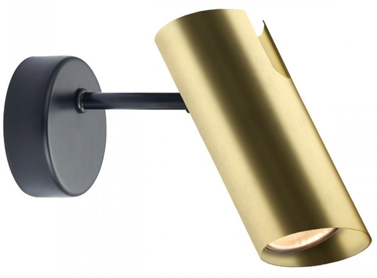 Light Prestige Futuro nástenná lampa 1x35 W čierna-zlatá LP-17001/1WGD/BK