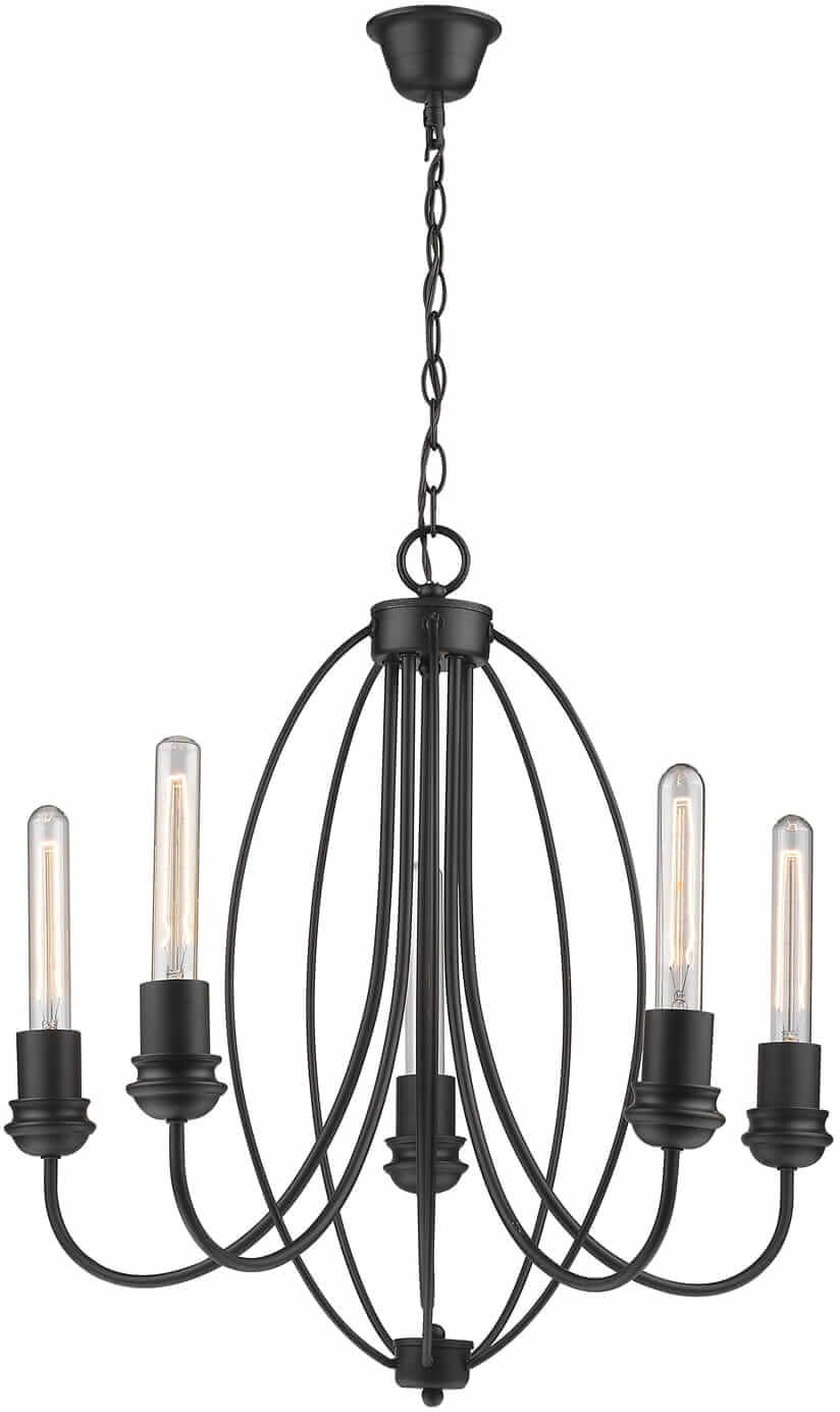 Light Prestige Canaria závesné svietidlo 5x60 W čierna LP-6704/5P