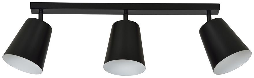 Emibig Prism stropné svietidlo 3x60 W biela-čierna 385/3