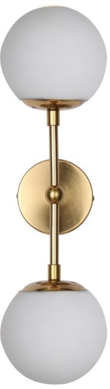 Light Prestige Dorado nástenná lampa 2x40 W biela-zlatá LP-002/2WL