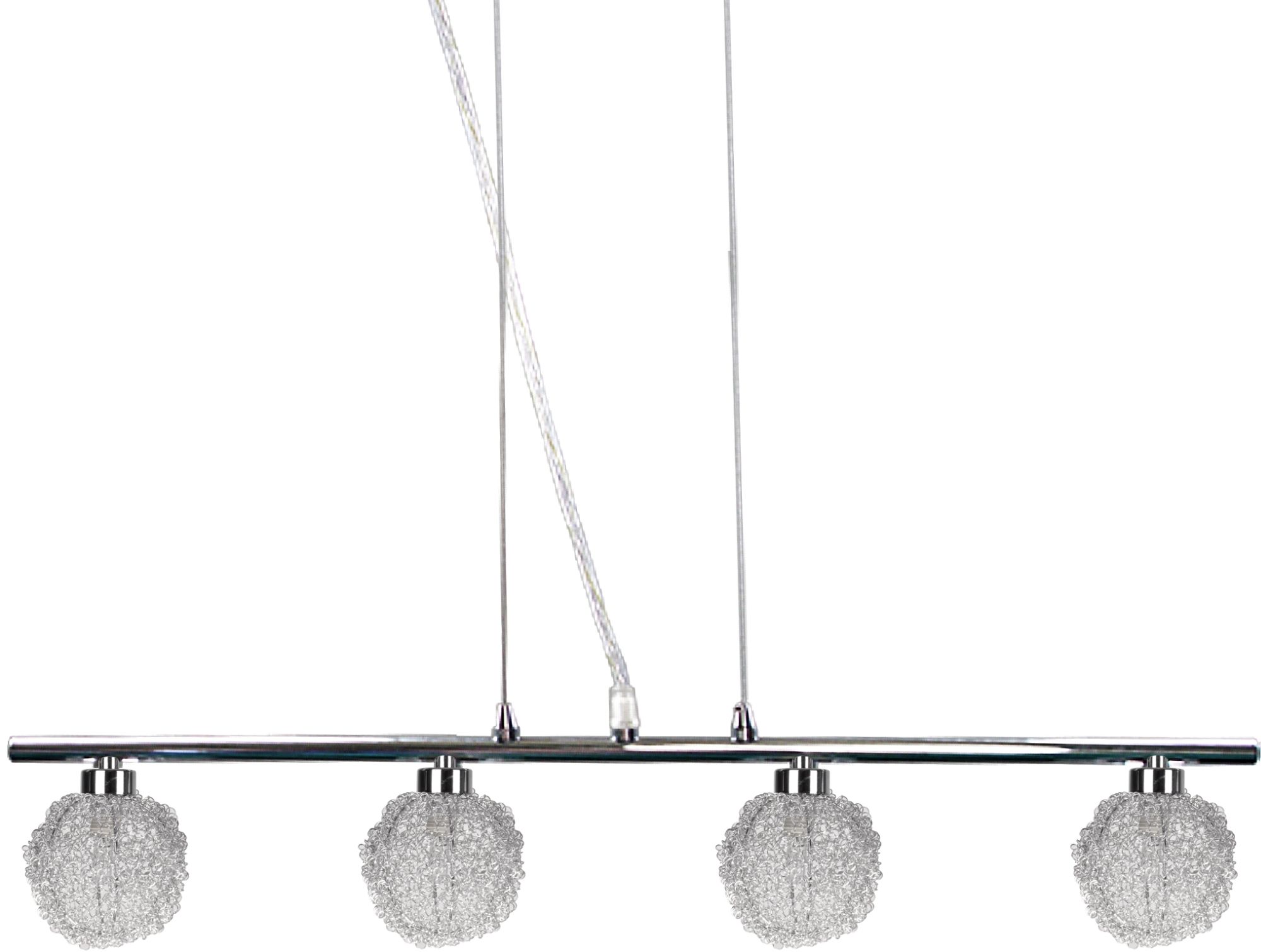 Candellux Wind závesné svietidlo 4x40 W chrómová 34-14092