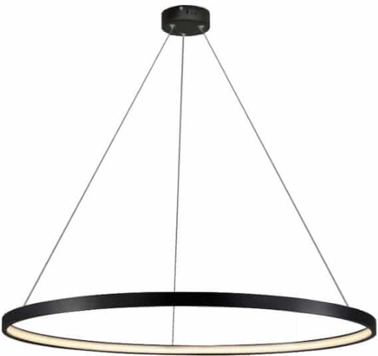 Light Prestige Ring závesné svietidlo 1x40 W čierna LP-909/1P4MBK