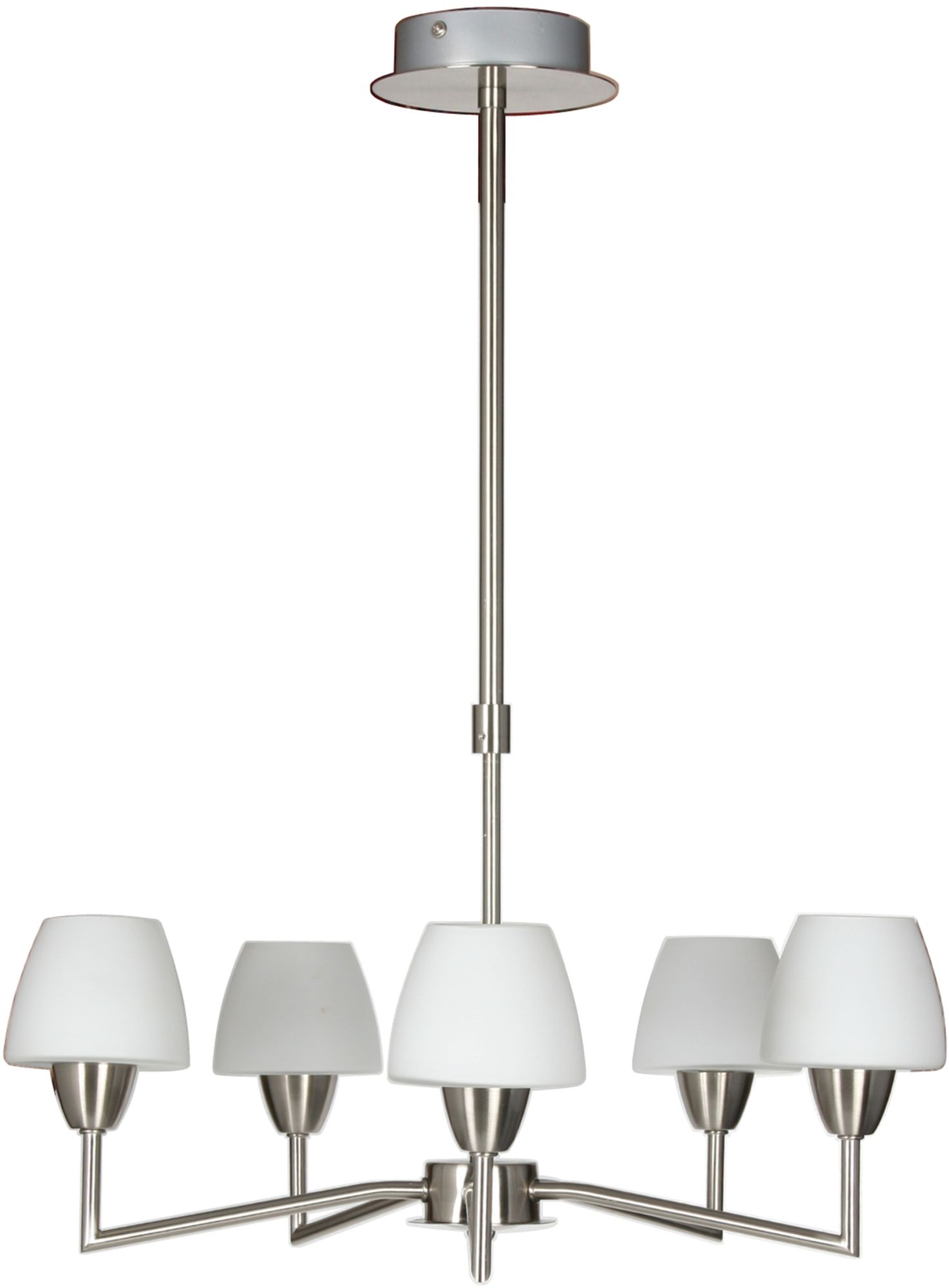 Candellux Togo stropné svietidlo 5x40 W biela-niklová 35-10646