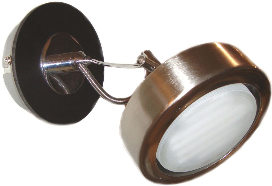 Candellux Earth nástenná lampa 1x9 W saténová-wenge 91-15788