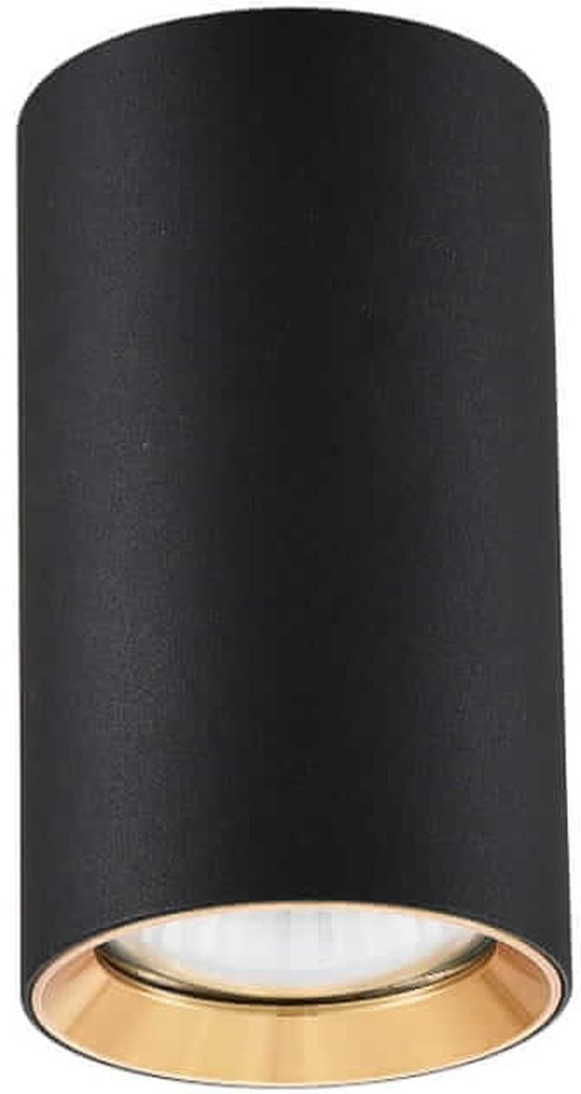 Light Prestige Manacor stropné svietidlo 1x50 W čierna LP-232/1D-130BK/GD