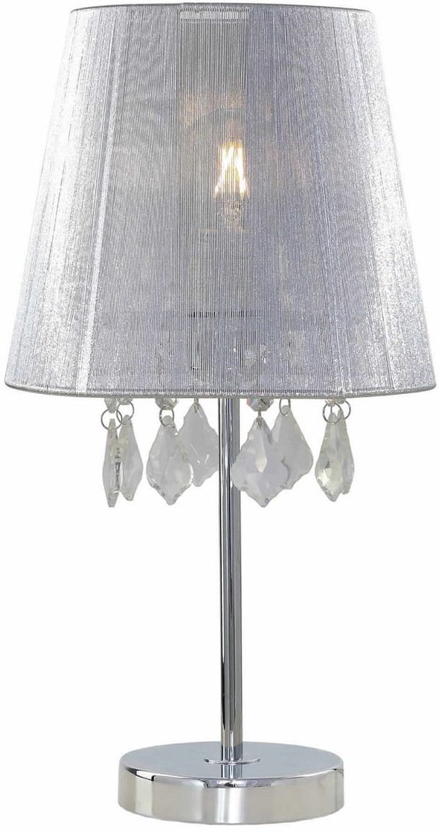 Light Prestige Mona stolová lampa 1x60 W strieborná LP-5005/1TSSREBRNA