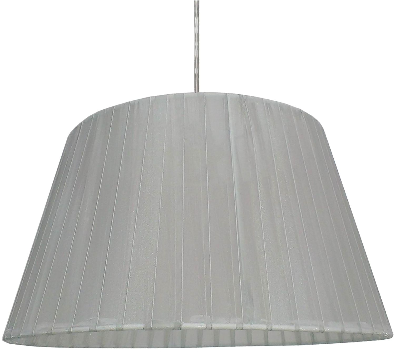 Candellux Tiziano závesné svietidlo 1x60 W strieborná 31-27085