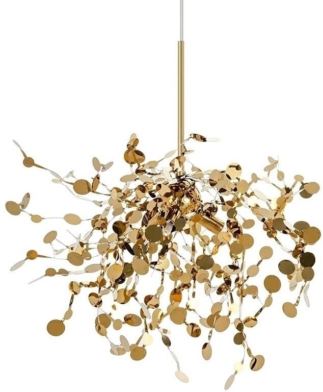 King Home Monete závesné svietidlo 3x40 W zlatá JD8653-1.GOLD