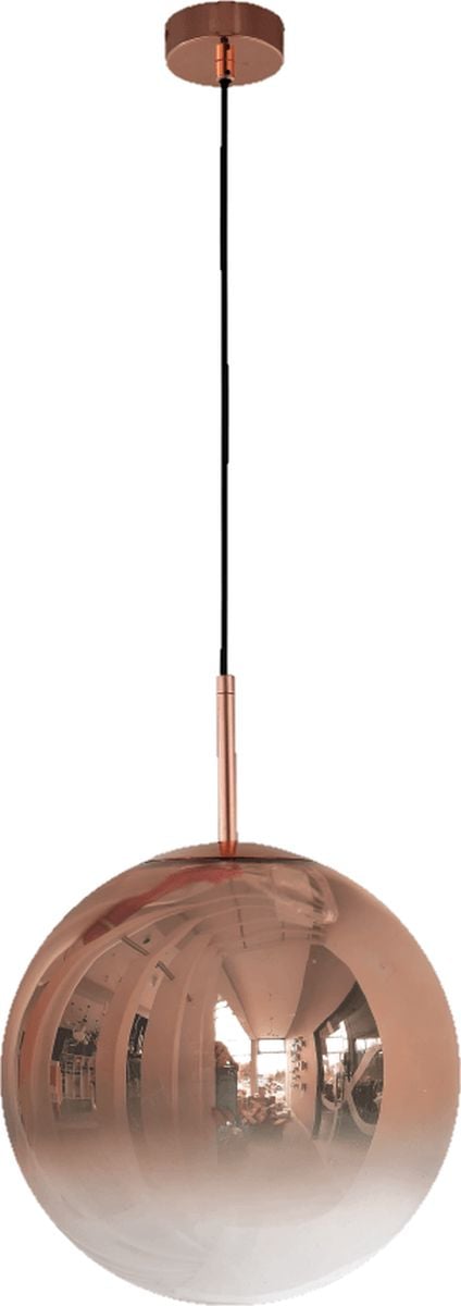 Light Prestige Palla závesné svietidlo 1x40 W priehľadná-medená LP-2844/1PSMI