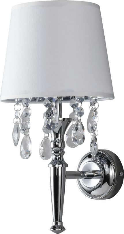 Light Prestige Vigo nástenná lampa 1x40 W biela-chrómová LP-0412/1WWH
