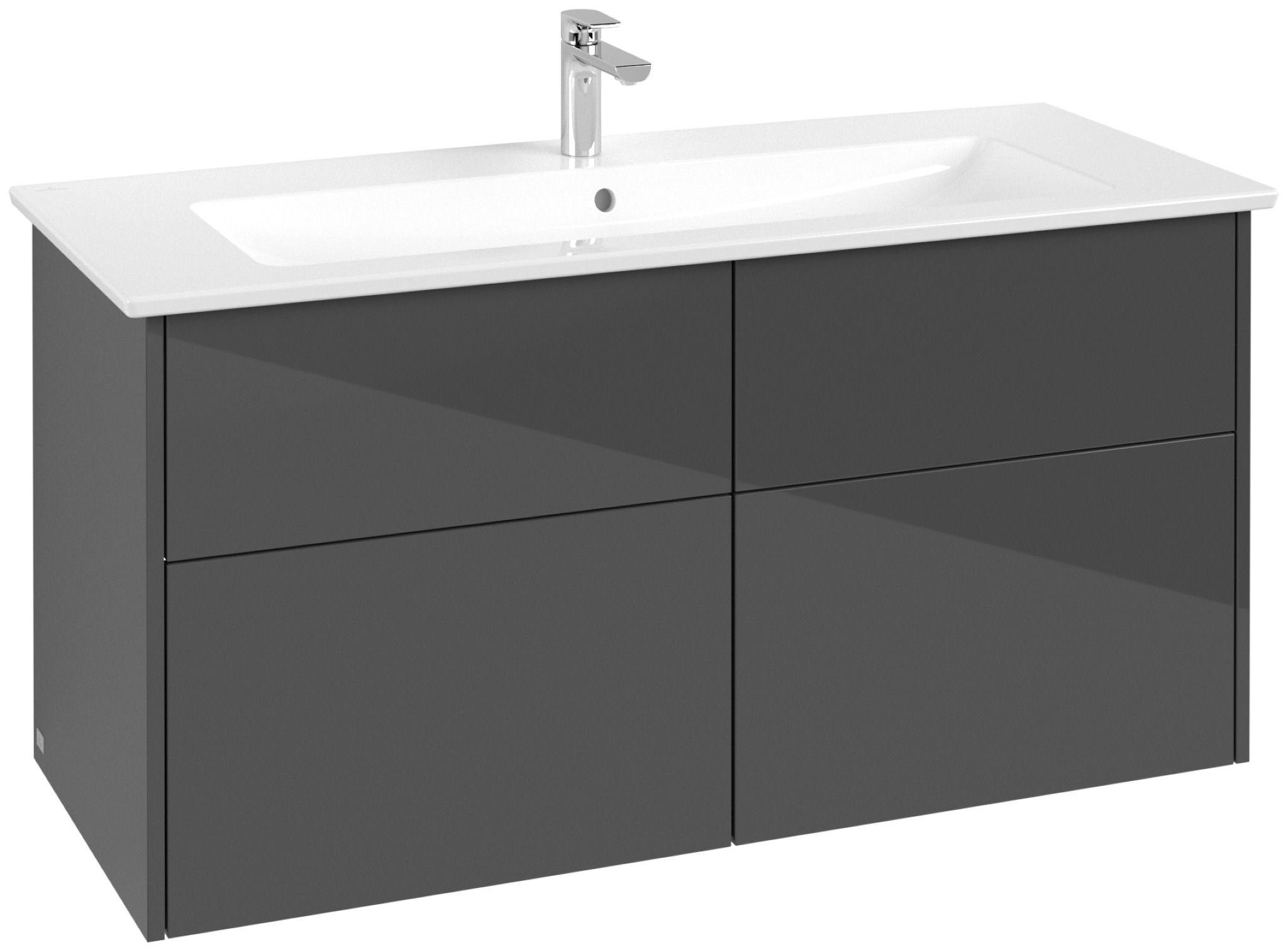 Villeroy & Boch Finero umývadlo so skrinkou 120 cm sivá S00504FPR1