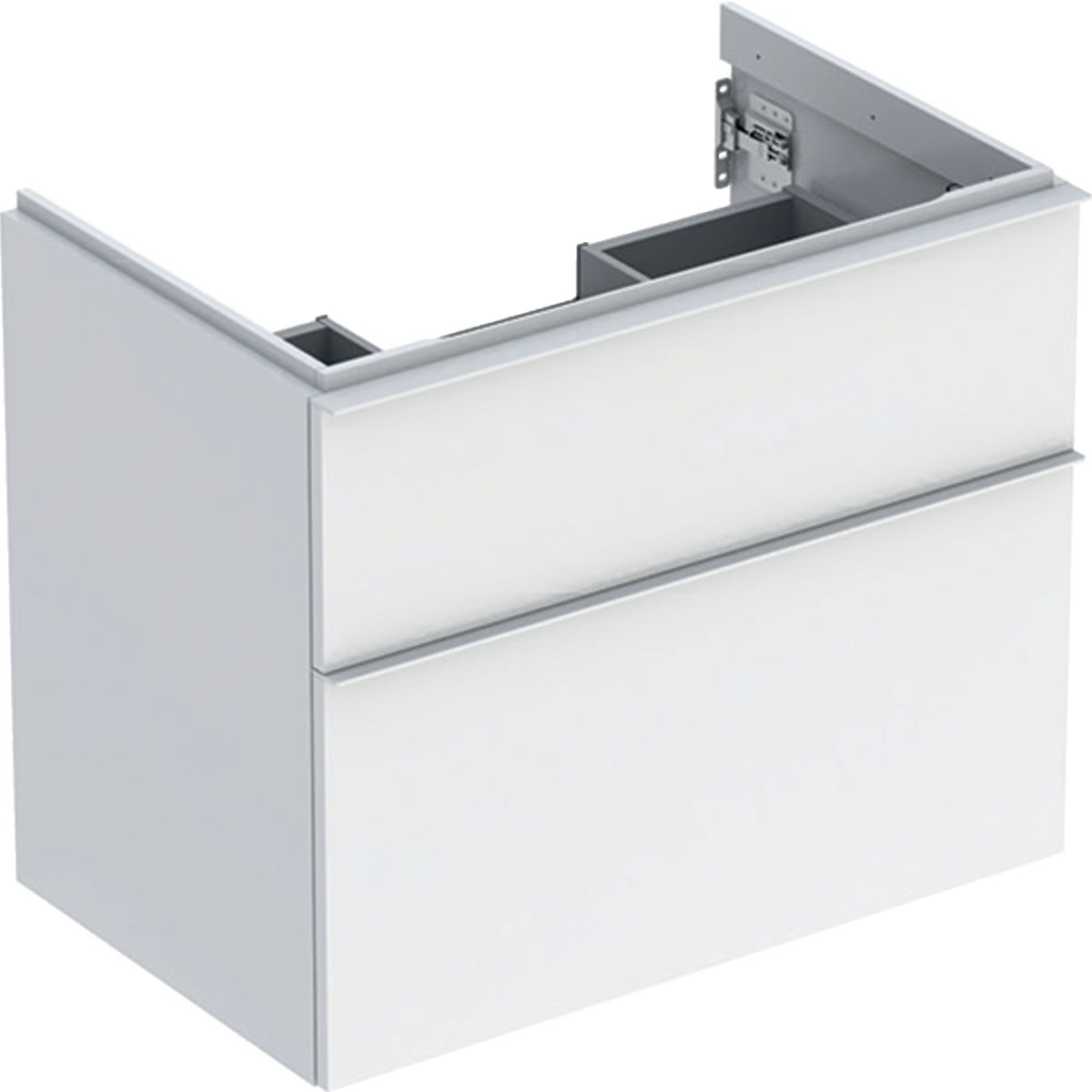 Geberit iCon skrinka 74x47.6x61.5 cm závesná kúpeľňová skrinka pod umývadlo biela 502.304.01.1