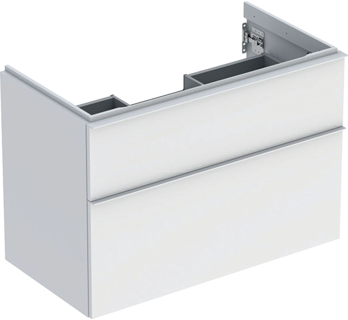 Geberit iCon skrinka 88.8x47.6x61.5 cm závesná kúpeľňová skrinka pod umývadlo biela 502.305.01.3