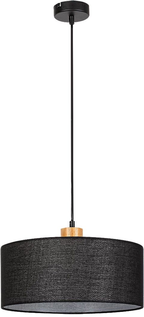 Rabalux Miguel závesné svietidlo 1x40 W čierna-drevená 3247
