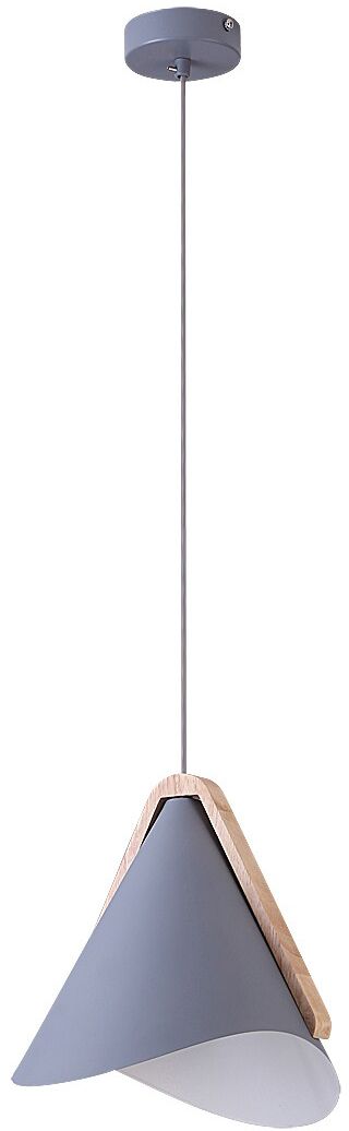 Rabalux Neva závesné svietidlo 1x60 W sivá/popolnato sivá-drevená 6649