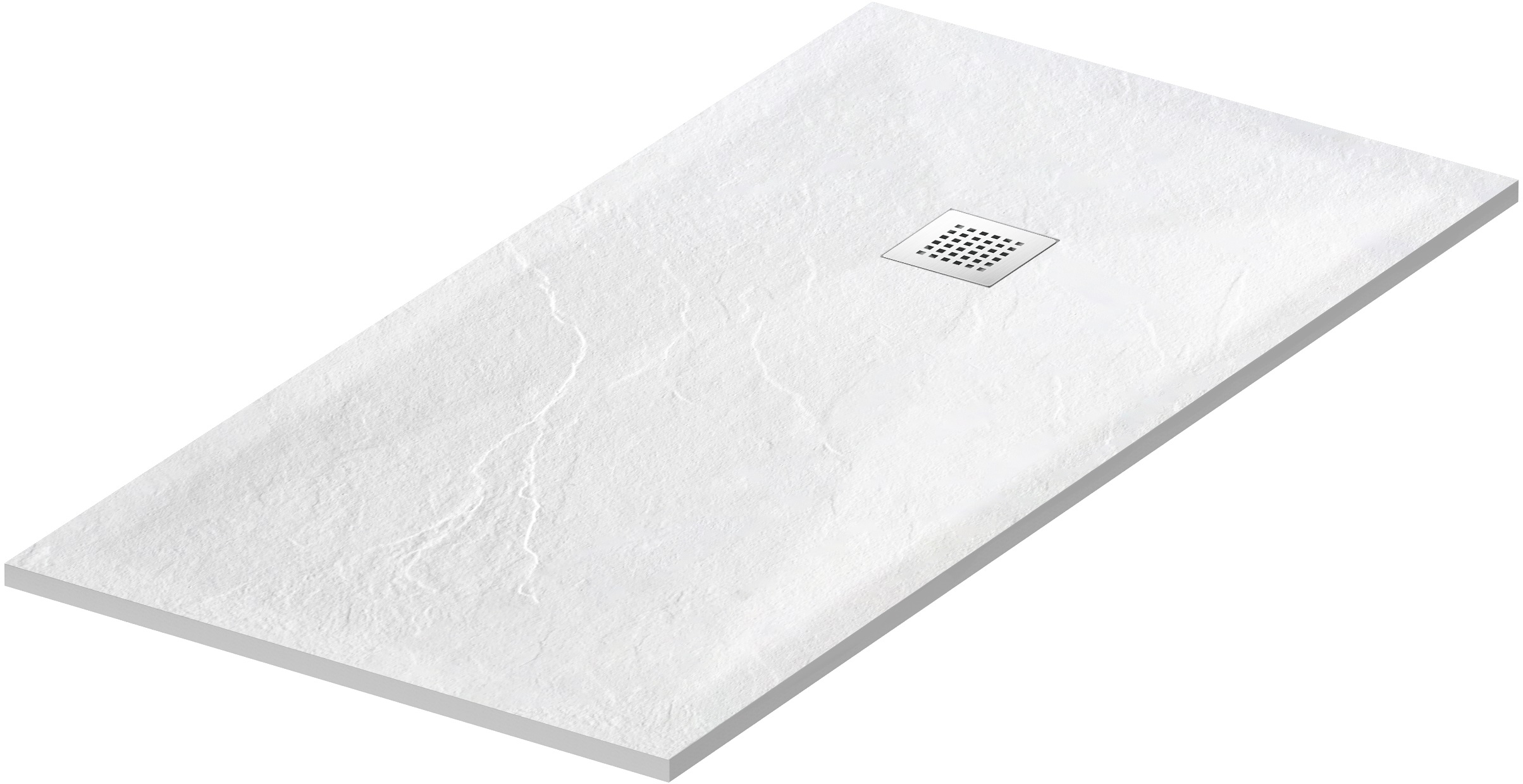 Balneo Stone Tray obdĺžniková sprchová vanička 100x80 cm biela STFWH8010025