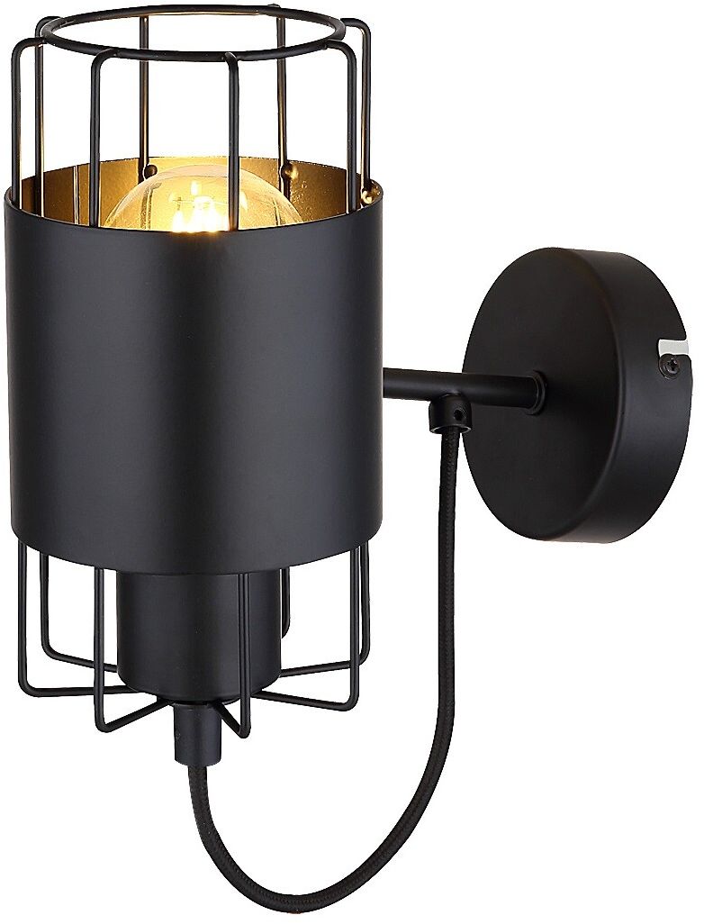 Rabalux Dimitri nástenná lampa 1x40 W čierna 3123