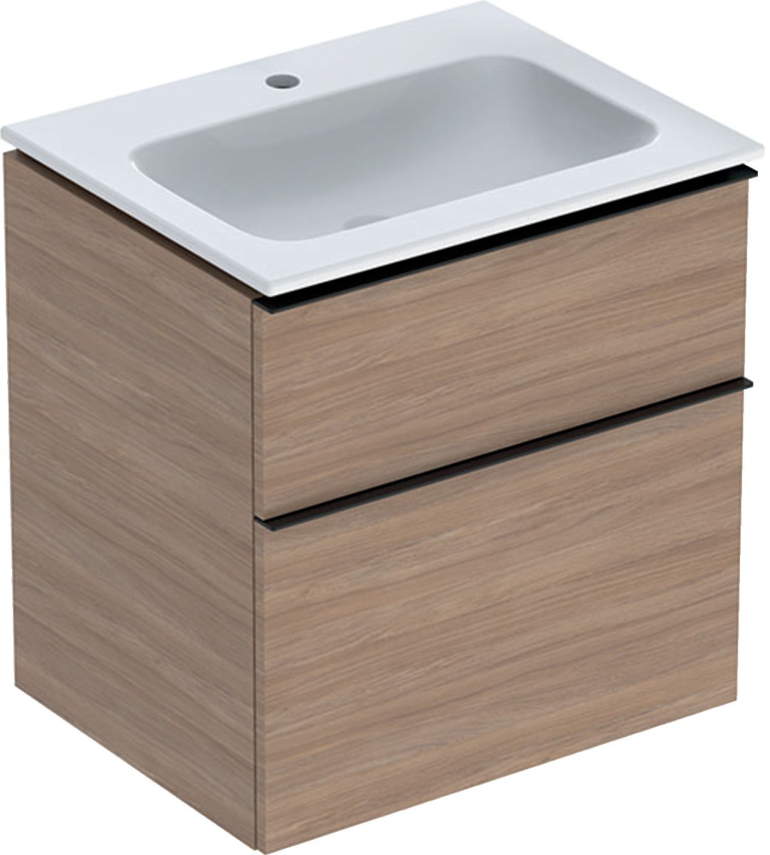 Geberit iCon umývadlo so skrinkou 60 cm dub 502.335.JH.1