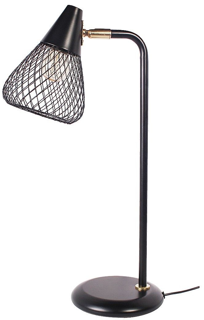 Rabalux Fanny stolová lampa 1x25 W čierna-zlatá 3181