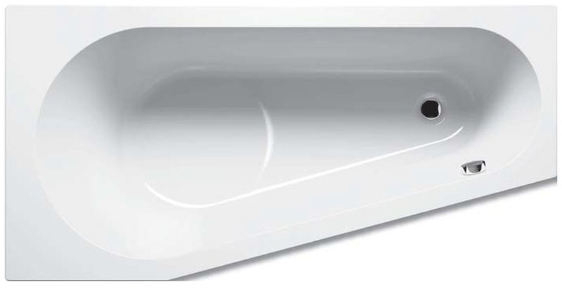 Riho Delta rohová vaňa 160x80 cm pravostranné biela B068001005