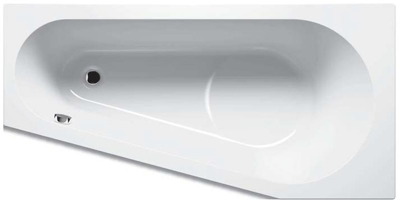 Riho Delta rohová vaňa 160x80 cm ľavostranné biela B069001005