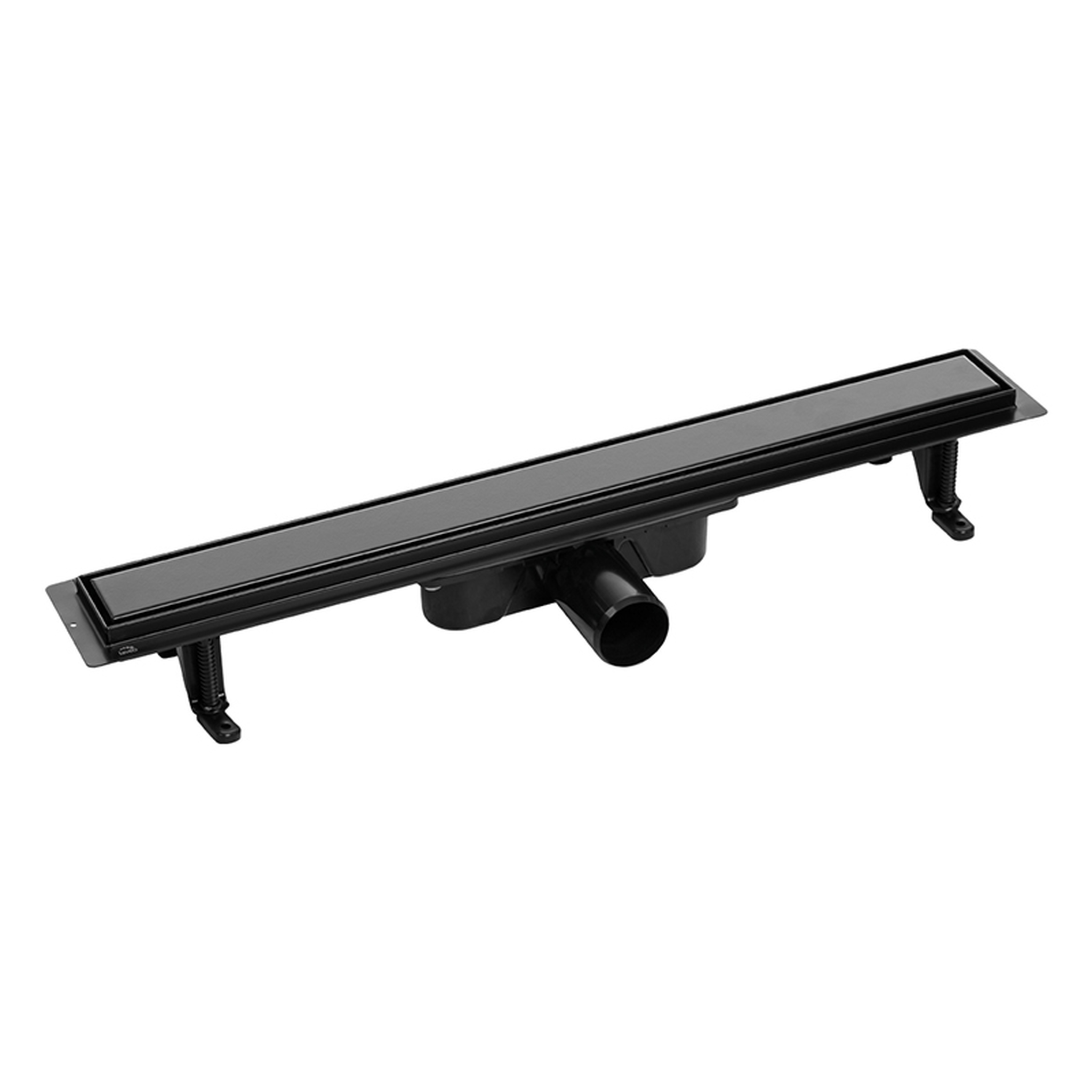 Laveo Basso lineárny odtok s mriežkou 60 cm čierna COB760D