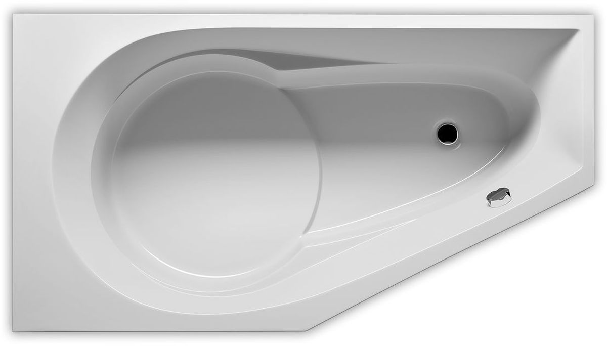 Riho Yukon vaňa 160x90 cm pravostranné biela B008001005