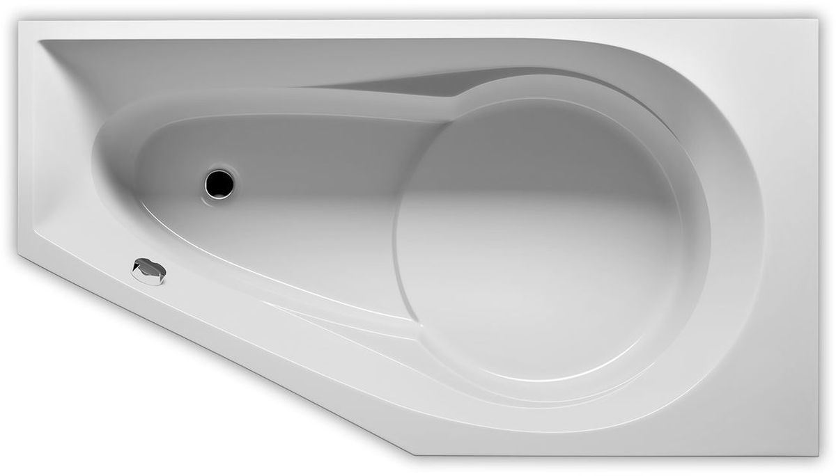 Riho Yukon rohová vaňa 160x90 cm ľavostranné biela B009001005