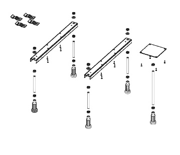 Riho Petit vaňové nožičky 207099