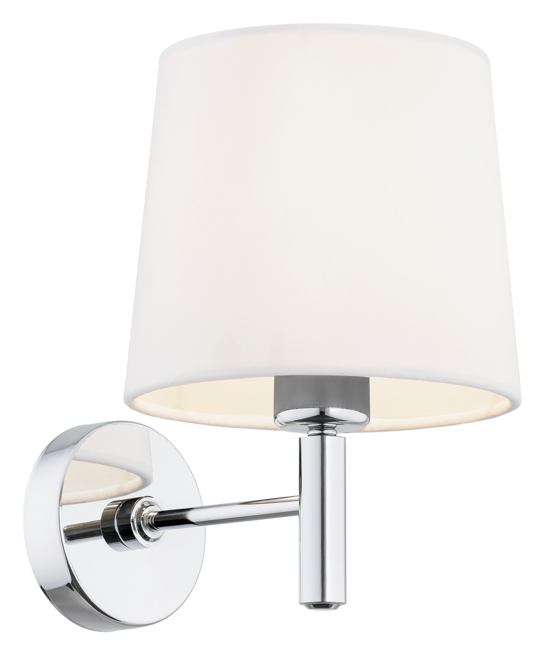 Argon Bolzano Plus nástenná lampa 1x15 W biela-chrómová 4760