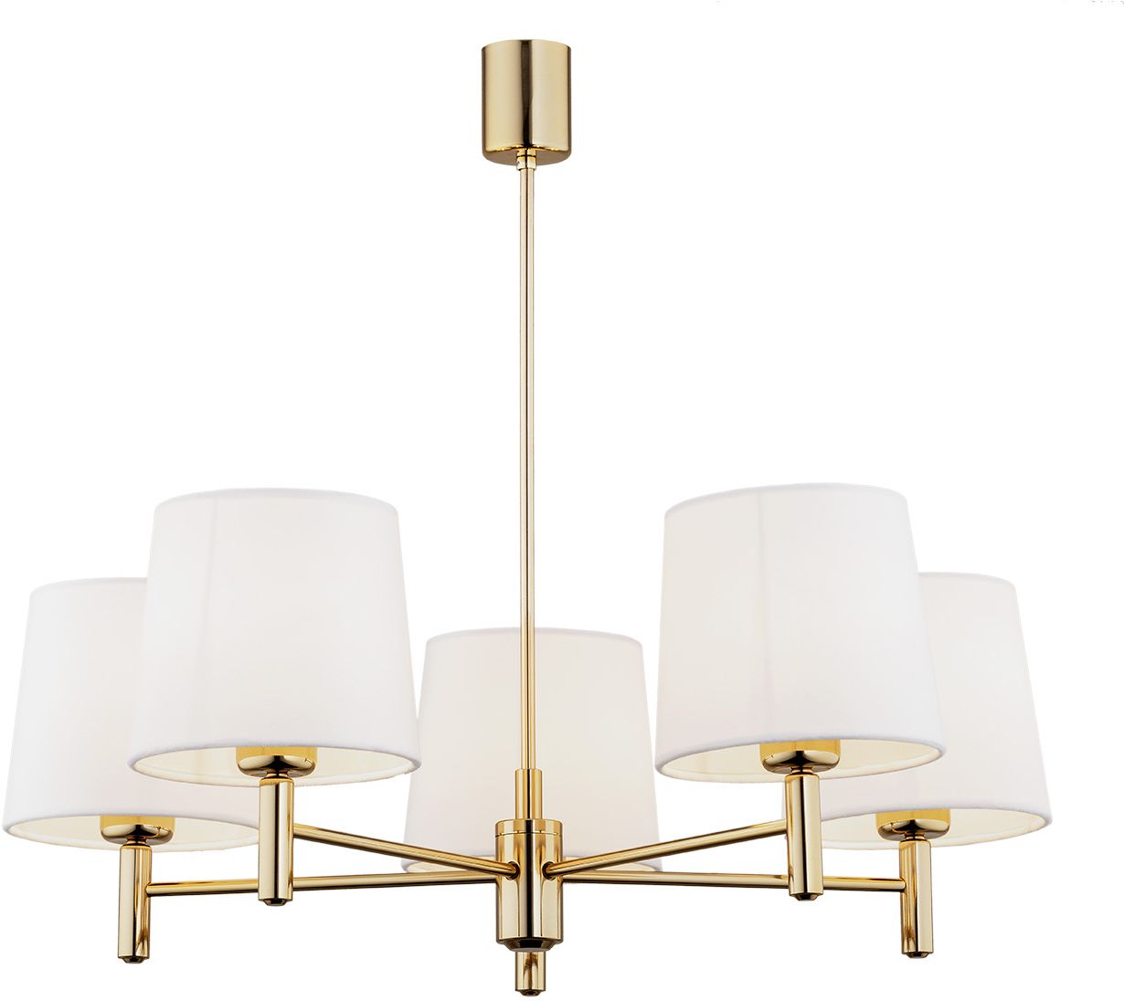 Argon Ponte Plus stropné svietidlo 5x15 W biela-mosadzná 2106