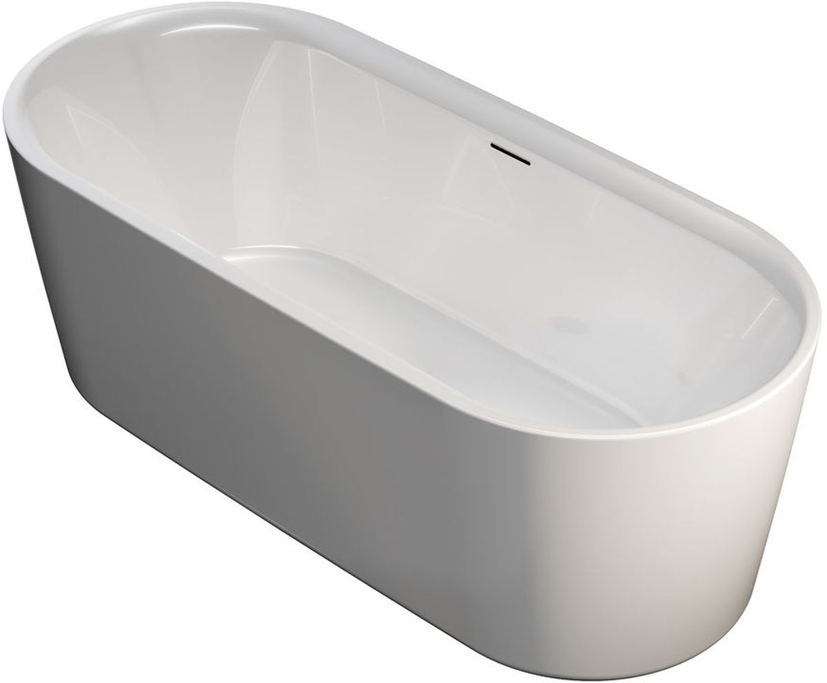 Riho Modesty voľne stojaca vaňa 170x76 cm oválne biela B090001105