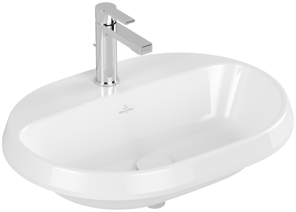 Villeroy & Boch Architectura umývadlo 60x45 cm oválny vstavané umývadlo biela 5A6661R1