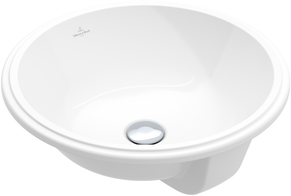 Villeroy & Boch Architectura umývadlo 40x40 cm okrúhly podpultové umývadlo biela 5A754501