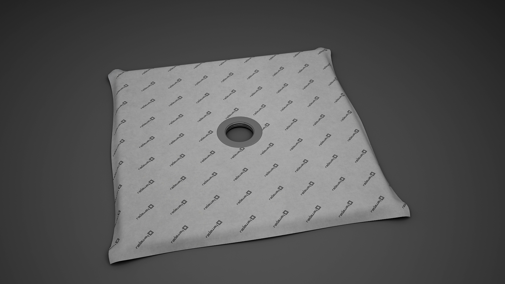 Set štvorcový sprchový doska Radaway 5CK0808, sifón Radaway 5SK1, 5K01