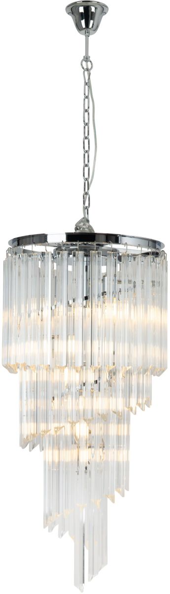 MaxLight Gamma závesné svietidlo viac ako 6x40 W chrómová P0292