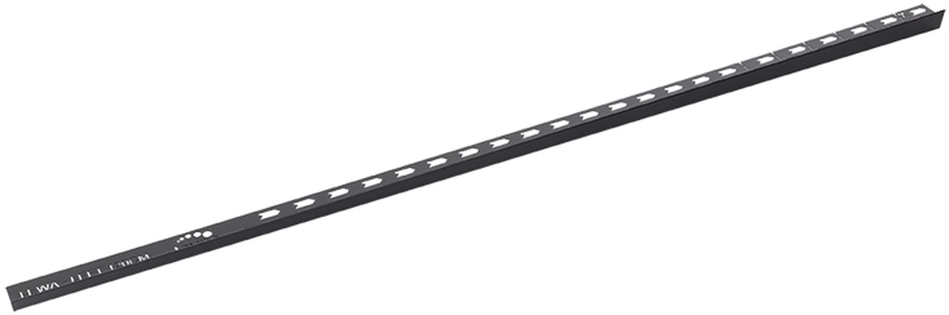 Laveo lišta na vyspádovanie 120 cm čierna COT720L