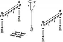 Riho Basel nohy sprchovej vaničky 207110