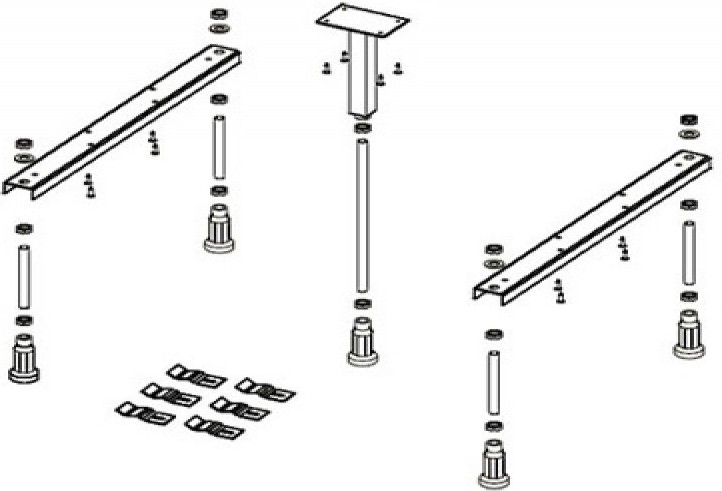Riho Basel nohy sprchovej vaničky 207111