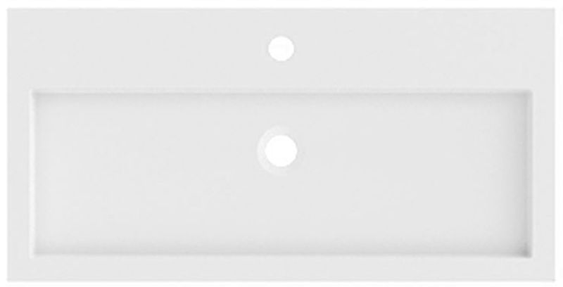 Riho Spring Vow umývadlo 80x40 cm obdĺžnik umývadlo na nábytok biela W004007105