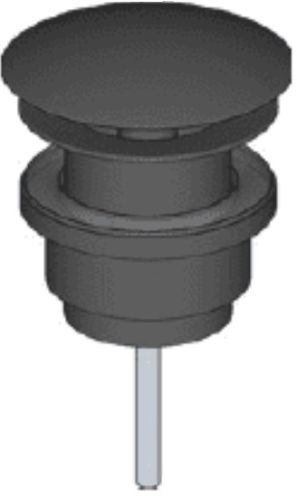 Riho umyvadlový výpust čierna 205204