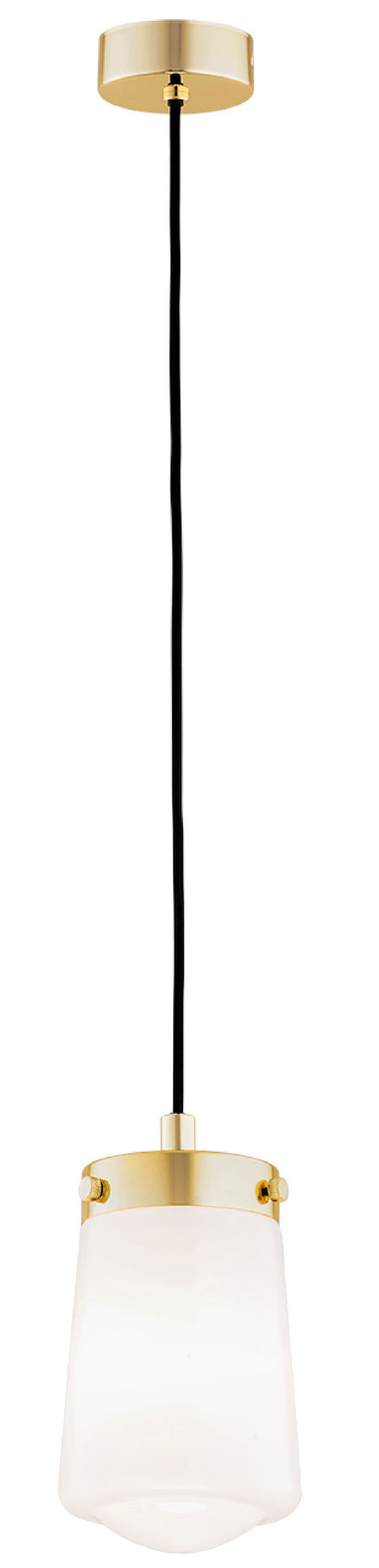 Argon Pasadena závesné svietidlo 1x15 W mosadzná-opálová 8004