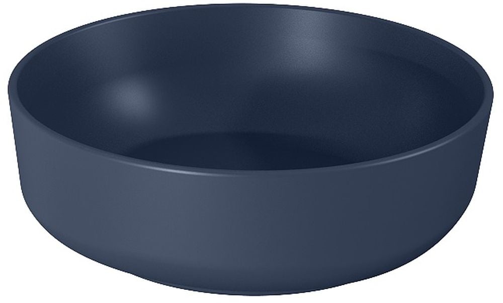 Elita Lorca umývadlo 41.5x41.5 cm okrúhly pultové umývadlo modrá RE040420047030