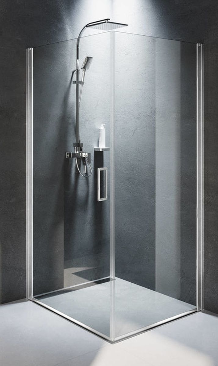 Riho Novik sprchovací kút 90x90 cm obdĺžniková chromová lesklé/priehľadné sklo G003011120