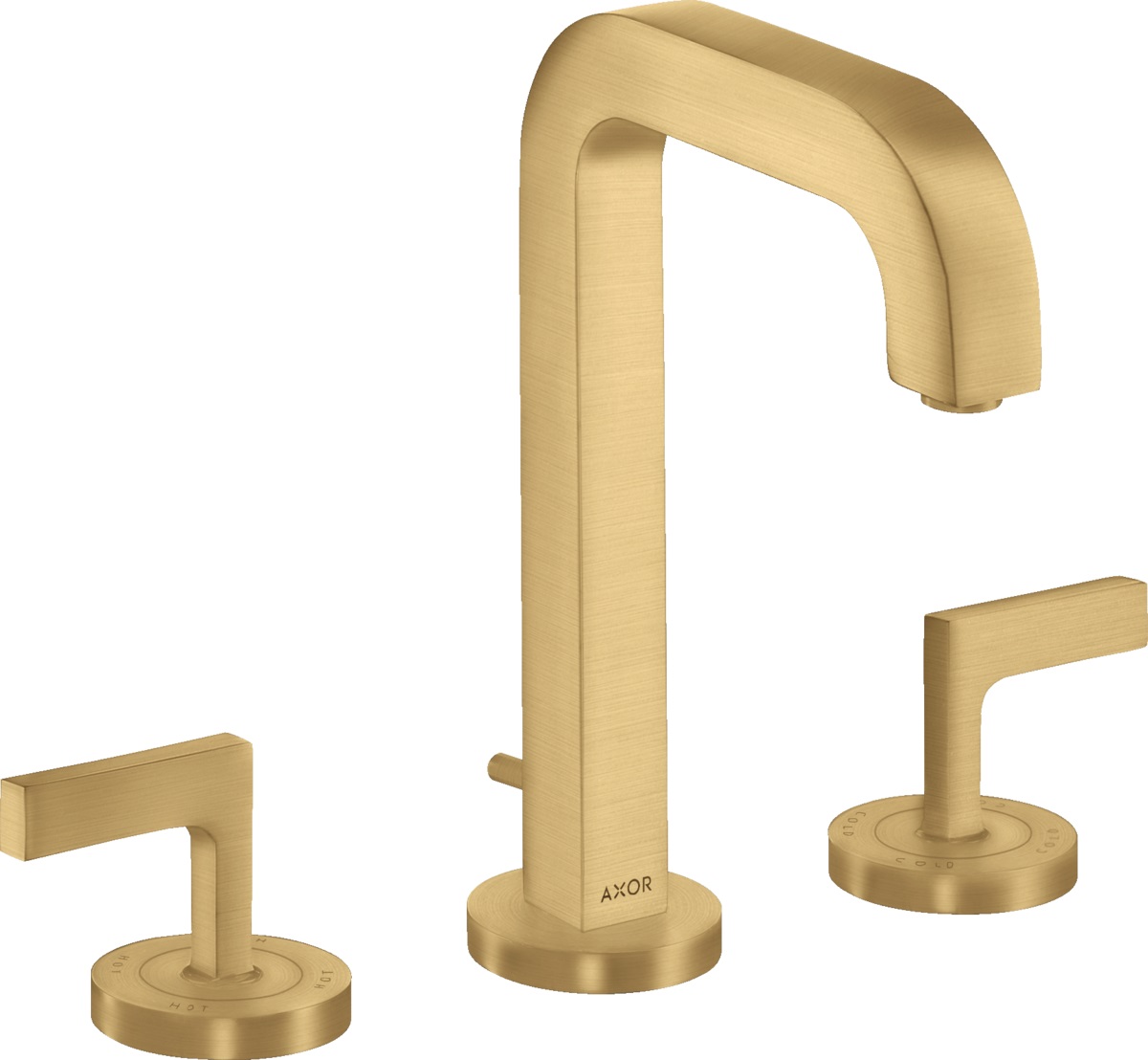Axor Citterio umývadlová batéria stojanková zlatá 39135250
