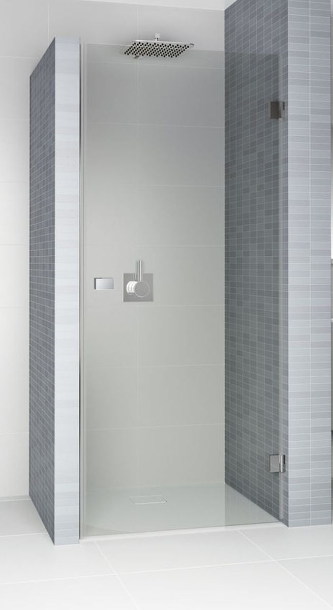 Riho Scandic sprchové dvere 80 cm výklopné čierna matná/priehľadné sklo G001004121