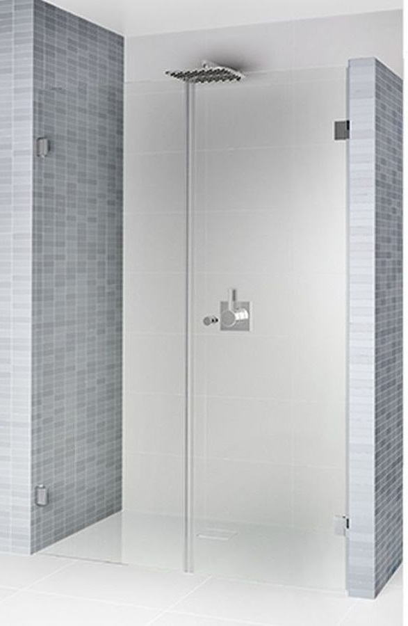 Riho Scandic sprchové dvere 140 cm výklopné čierna matná/priehľadné sklo G001016121